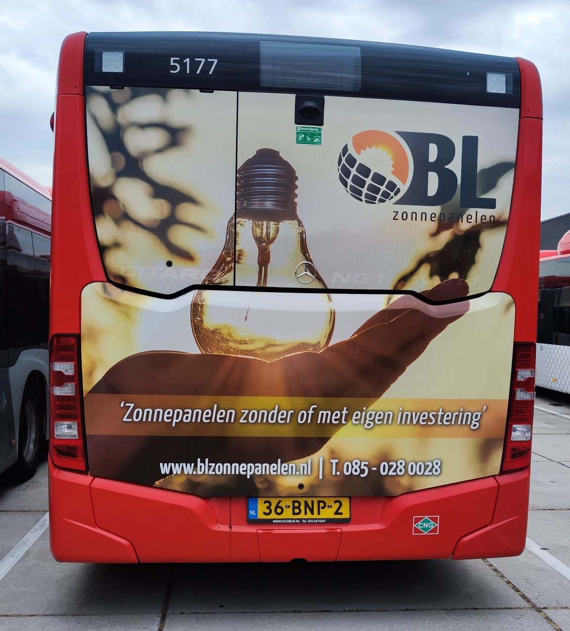 Reclame op bus regio Haaglanden